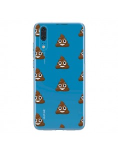 Coque Huawei P20 Shit Poop Emoticone Emoji Transparente -...