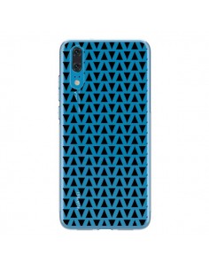 Coque Huawei P20 Triangles Romi Azteque Noir Transparente...