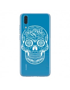 Coque Huawei P20 Tête de Mort Mexicaine Blanche...
