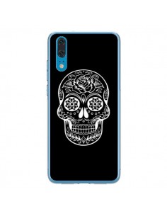 Coque Huawei P20 Tête de Mort Mexicaine Blanche - Laetitia