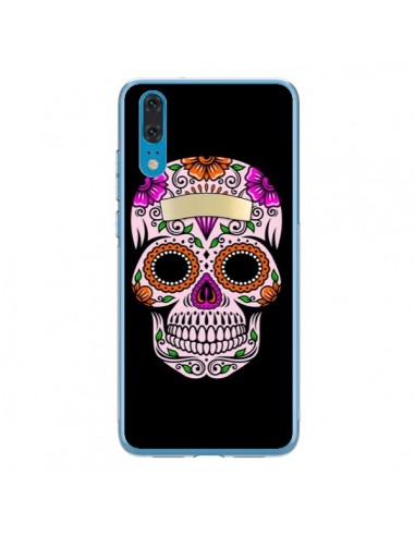 Coque Huawei P20 Tête de Mort Mexicaine Multicolore - Laetitia