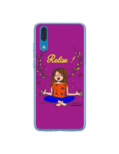 Coque Huawei P20 Fille Relax Zen Yoga - Leellouebrigitte