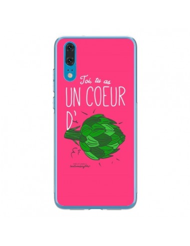 Coque Huawei P20 Toi tu as un coeur d'artichaut - Leellouebrigitte