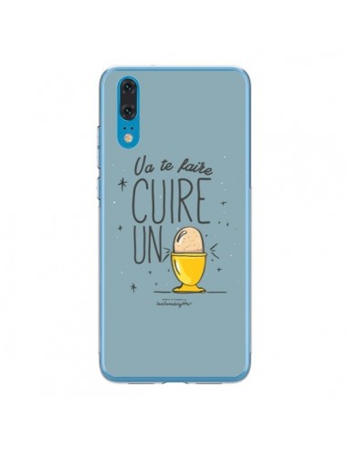 Coque Huawei P20 Va te faire cuir un oeuf gris - Leellouebrigitte