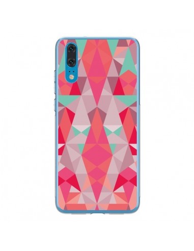 Coque Huawei P20 Azteque Rouge - Leandro Pita