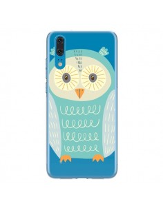 Coque Huawei P20 Hibou Owl Transparente - Petit Griffin