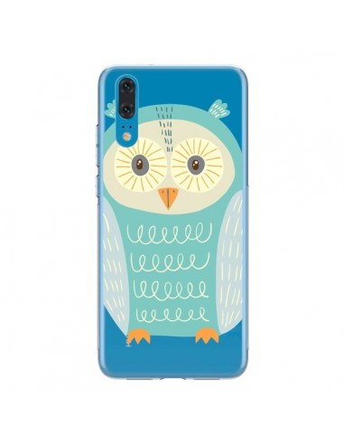 Coque Huawei P20 Hibou Owl Transparente - Petit Griffin