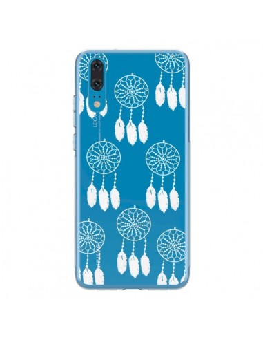 Coque Huawei P20 Attrape Rêves Blanc Dreamcatcher Mini Transparente - Petit Griffin