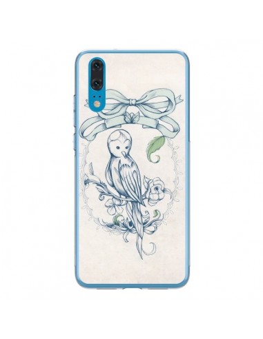 Coque Huawei P20 Bird Oiseau Mignon Vintage - Lassana