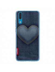 Coque Huawei P20 Love Coeur en Jean - Lassana