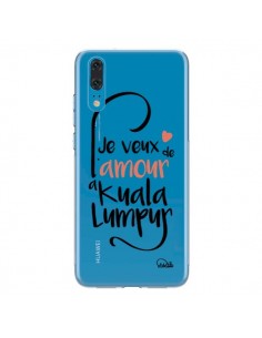 Coque Huawei P20 Je veux de l'amour à Kuala Lumpur...