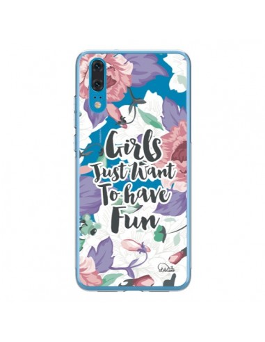 Coque Huawei P20 Girls Fun Transparente - Lolo Santo