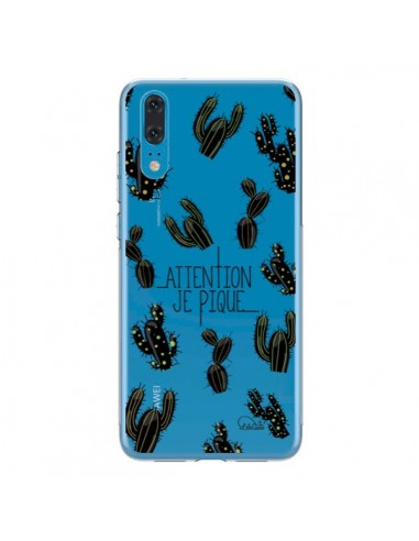 Coque Huawei P20 Cactus Je Pique Transparente - Lolo Santo