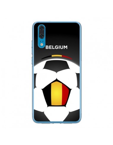 Coque Huawei P20 Belgique Ballon Football -...
