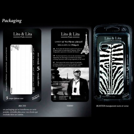 Coque Girafe en Miroir Noir Gravure Dorée pour iPhone 5 et 5S - Lito Lita Coque Girafe en Miroir Noir Gravure Dorée pour iPhone 5 et 5S - Lito Lita