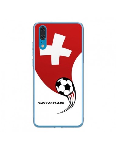 Coque Huawei P20 Equipe Suisse Switzerland Football - Madotta