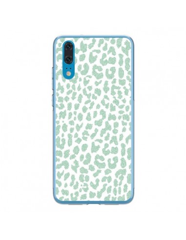 Coque Huawei P20 Leopard Menthe Mint - Mary Nesrala