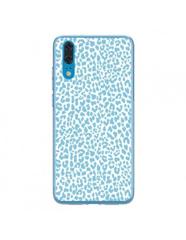 Coque Huawei P20 Leopard Turquoise - Mary Nesrala