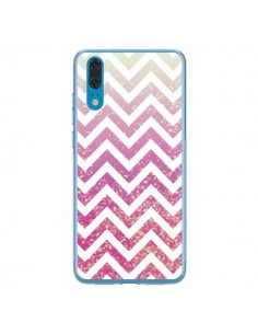 Coque Huawei P20 Chevron Pixie Dust Triangle Azteque -...