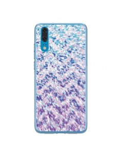Coque Huawei P20 Chevron Splash Triangle Azteque - Mary...