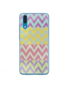 Coque Huawei P20 Chevron Summer Triangle Azteque - Mary...