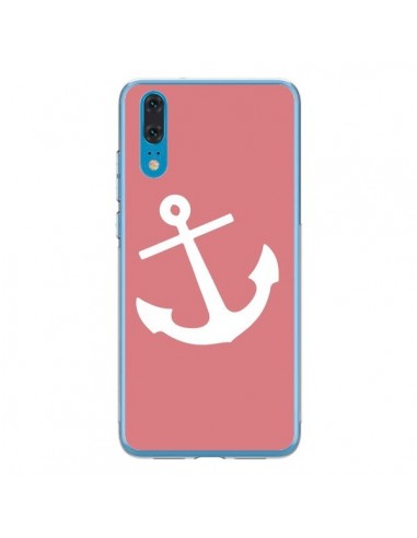 Coque Huawei P20 Ancre Corail - Mary Nesrala