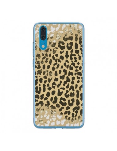 Coque Huawei P20 Leopard Golden Or Doré - Mary Nesrala