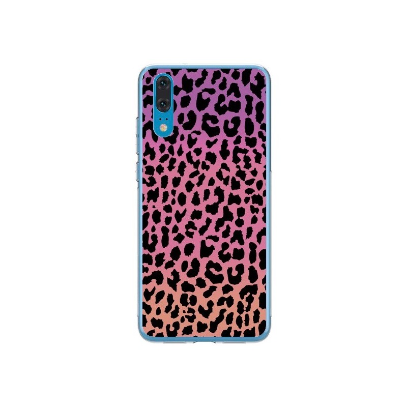 Coque Huawei P20 Leopard Hot Rose Corail - Mary Nesrala