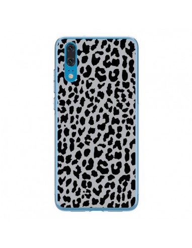 Coque Huawei P20 Leopard Gris Neon - Mary Nesrala