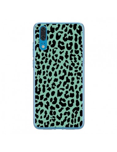 Coque Huawei P20 Leopard Mint Vert Neon - Mary Nesrala