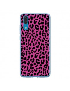 Coque Huawei P20 Leopard Rose Pink Neon - Mary Nesrala