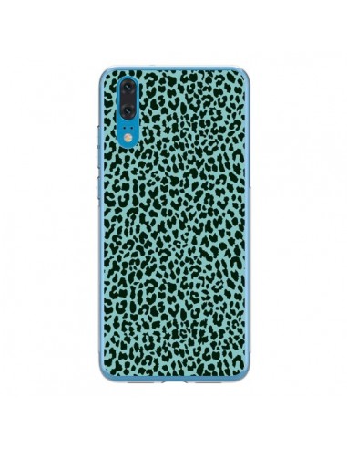 Coque Huawei P20 Leopard Turquoise Neon - Mary Nesrala
