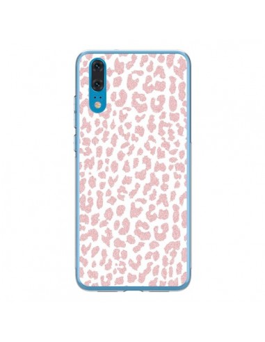 Coque Huawei P20 Leopard Rose Corail - Mary Nesrala