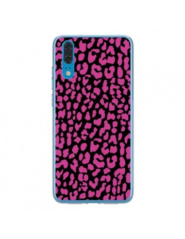 Coque Huawei P20 Leopard Rose Pink - Mary Nesrala