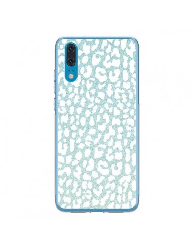 Coque Huawei P20 Leopard Winter Mint - Mary Nesrala