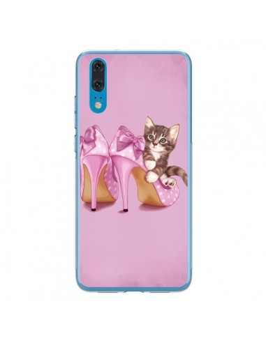 Coque Huawei P20 Chaton Chat Kitten Chaussure Shoes - Maryline Cazenave