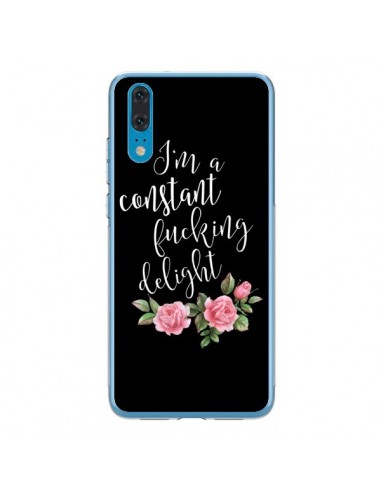 Coque Huawei P20 Fucking Delight Fleurs - Maryline Cazenave