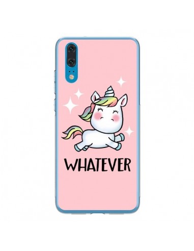 Coque Huawei P20 Licorne Whatever - Maryline Cazenave