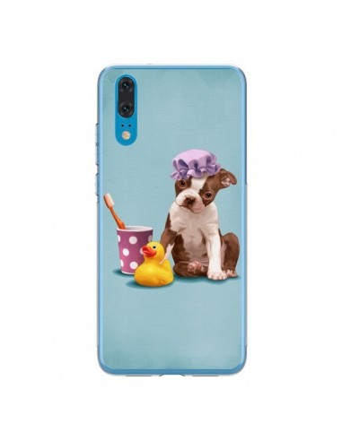 Coque Huawei P20 Chien Dog Canard Fille - Maryline Cazenave