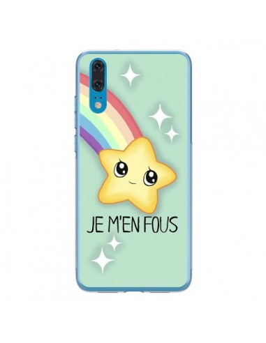 Coque Huawei P20 Etoile Je m'en fous - Maryline Cazenave