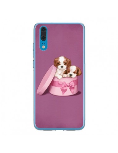 Coque Huawei P20 Chien Dog Boite Noeud - Maryline Cazenave
