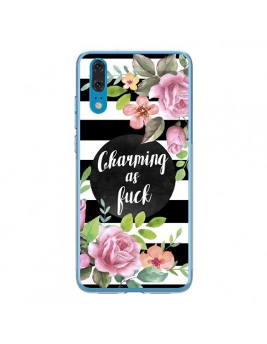 Coque Huawei P20 Charming as Fuck Fleurs - Maryline Cazenave