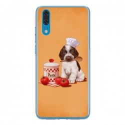 Coque Huawei P20 Chien Dog Pates Pasta Cuisinier -...