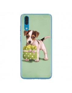 Coque Huawei P20 Chien Dog Shopping Sac Pois Vert -...