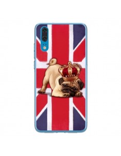 Coque Huawei P20 Chien Dog Anglais UK British Queen King...