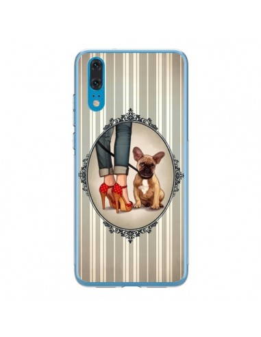 Coque Huawei P20 Lady Jambes Chien Dog - Maryline Cazenave