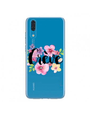 Coque Huawei P20 Crève Fleurs Transparente - Maryline Cazenave