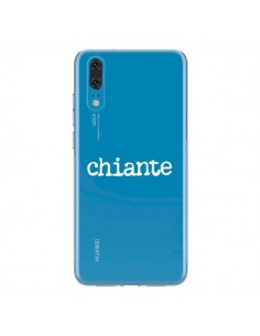 Coque Huawei P20 Chiante Blanc Transparente - Maryline...