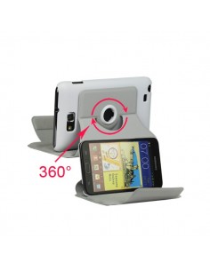 Coque Rotative 360 en Cuir pour Samsung Galaxy Note