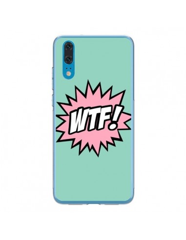 Coque Huawei P20 WTF Bulles BD Comics - Maryline Cazenave